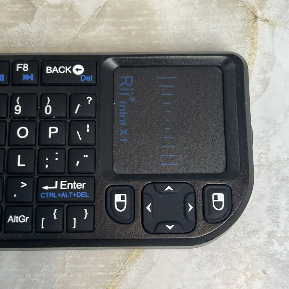 Rii RT-MWK01 Mini X1 Keyboard FOR PARTS or REPAIR - UNTESTED